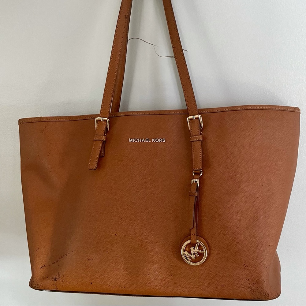 Michael Kors Saffiano Leather Laptop Tote